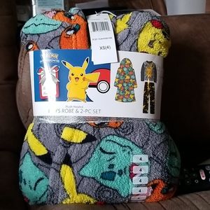 *NWT!* Pokemon Robe & 2 Pc Set